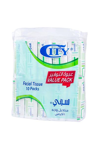 City FACIAL TISSUE REFILL 10X150PCS