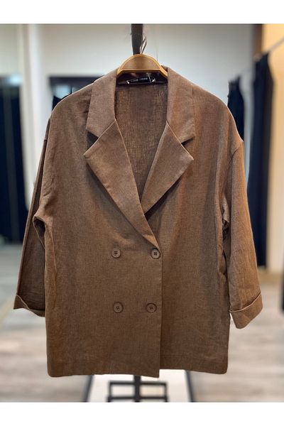 hancez Λινό παλτό Oversize 257229