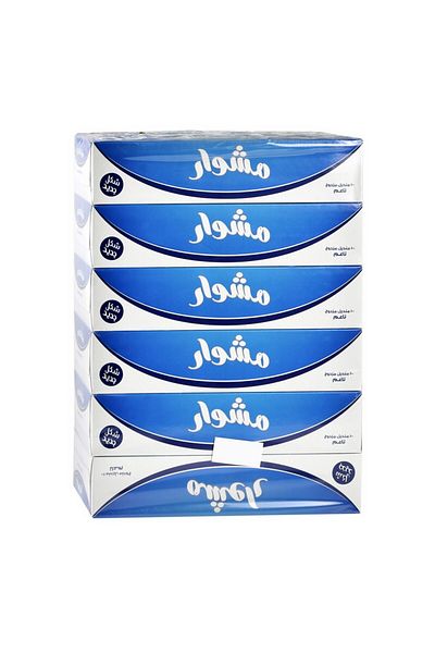 MOUCHOIR FACIAL TISSUE BOX 6X90PCS