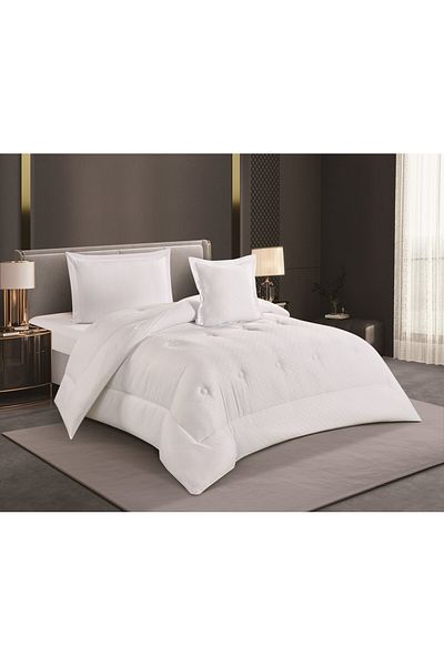 HOURS Horse Comforter Set, Single and a Half, 160 cm, Queen Size, 4 Pieces, Plain