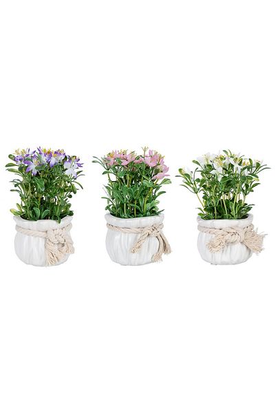 Bizzotto Set 3 flori artificiale Adelaida 8.5x17 cm