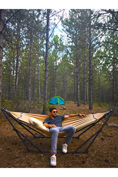 SLLER Katlanır Taşınabilir Çantalı Hamak + Yetişkin Salıncak
