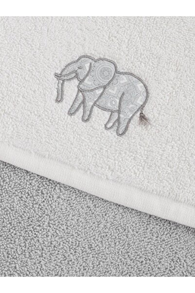 LC Waikiki White Embroidered Cotton Hand Towel 3 Pieces 30X50 cm (W3)