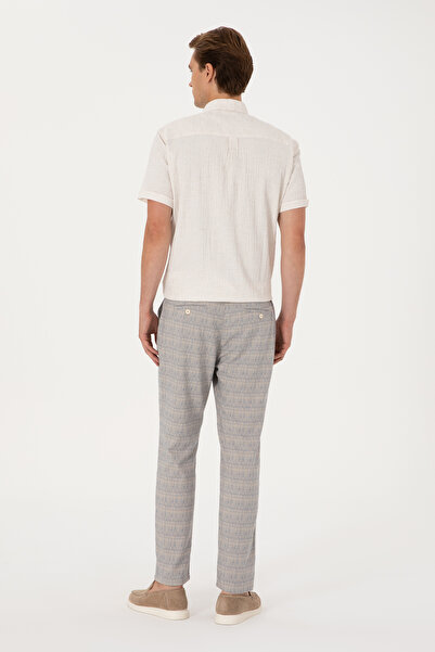 U.S. Polo Assn. Erkek Mavi Kanvas Pantolon 50300438-VR036