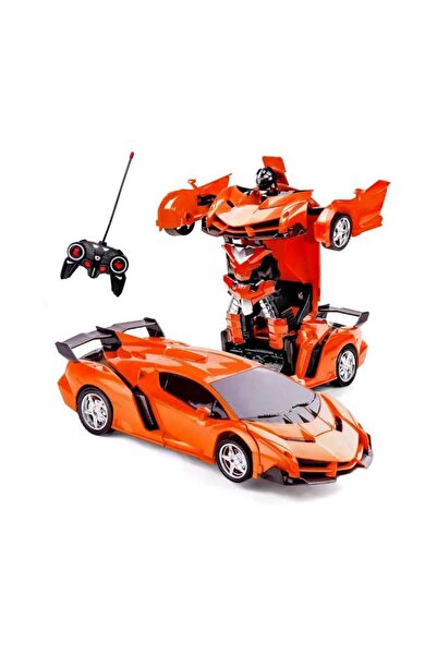 abnturk Robota Dönüşen Şarjlı Yarış Arabası Full Fonksiyon Uzaktan Kumandalı ...