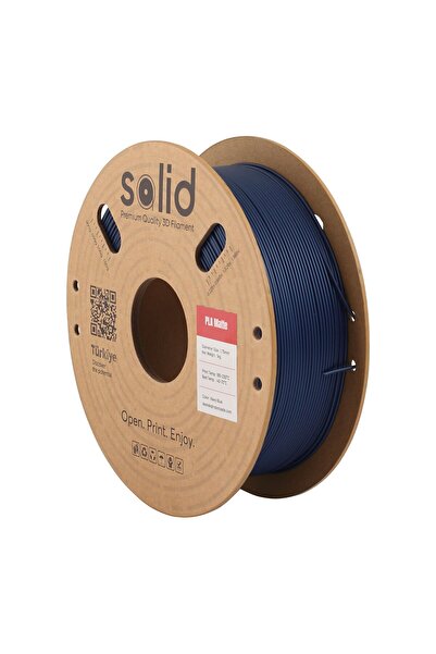 Solid Filament Solid PLA Matte Lacivert Filament 1.75mm - 1Kg