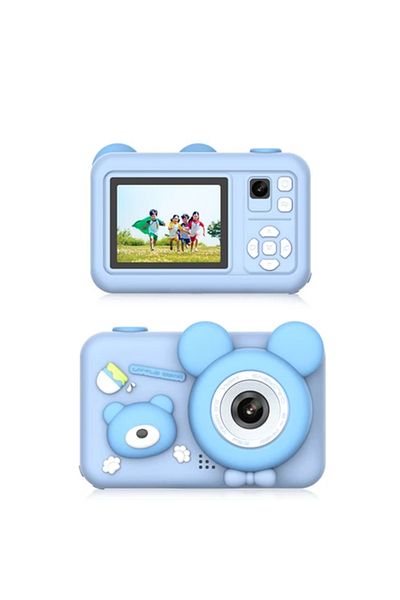 THD Digital camera for children, THD D32, 8 megapixel photo resolution, 720p video, Blue