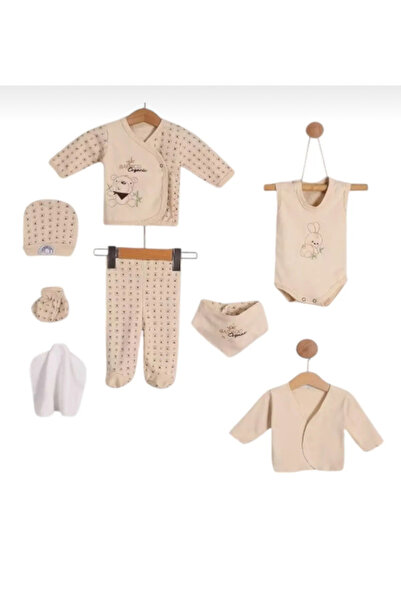 minella kids مجموعة من 8 قطع من القطن العضوي والخيزران بنسبة 100% للأولاد وال...