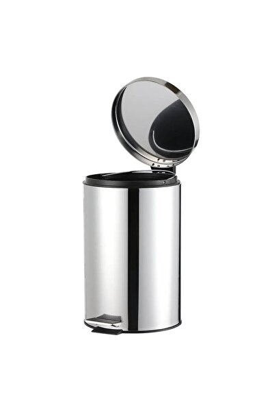 AKC 7LTR Stainless Steel Pedal Trash Can with Lid – Silent Close & Anti-Odor | Hands-Free Foot Pedal Bin