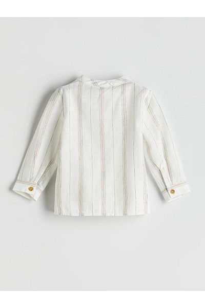 LC Waikiki Striped Baby Boy Shirt and Pants 2-Piece (S5)