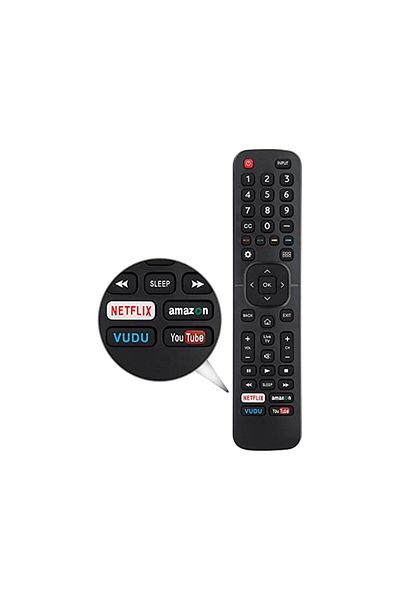 The Bros TV-Remote Compatible with All Hisense 4K LED HD UHD Smart TVs