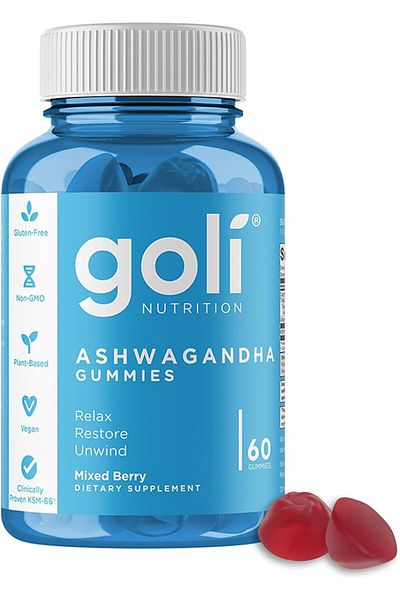 GOLİ Goli KSM66 Gluten-free Mixed Berry Ashwagandha Gummies (60 Pieces)