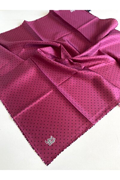 Levidor وشاح تيفيل من الحرير الخالص 49355 نمط متعدد البرقوق