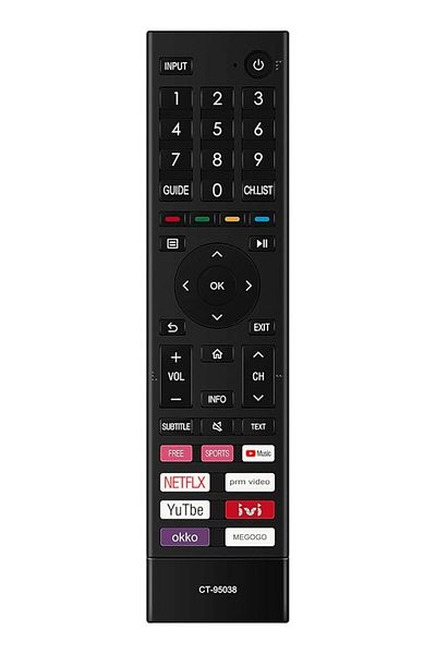 The Bros CT-95038 Replacement Remote fit for Toshiba 4K LED LCD Smart TV CT95038