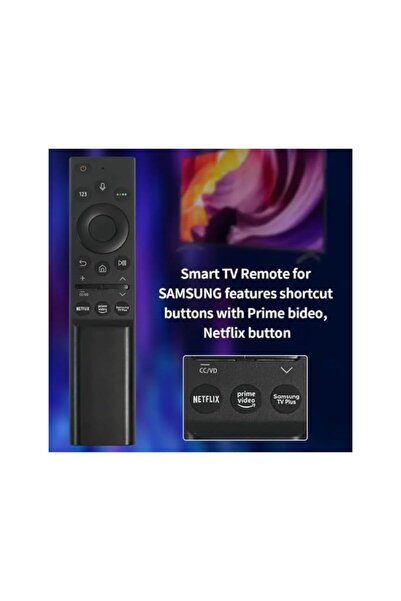 The Bros Remote Control for Samsung Smart TV, Backlit Buttons