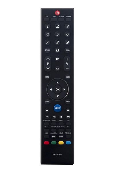The Bros YK-76HG Replaced Remote Control Compatible with Skyworth LED Smart TV