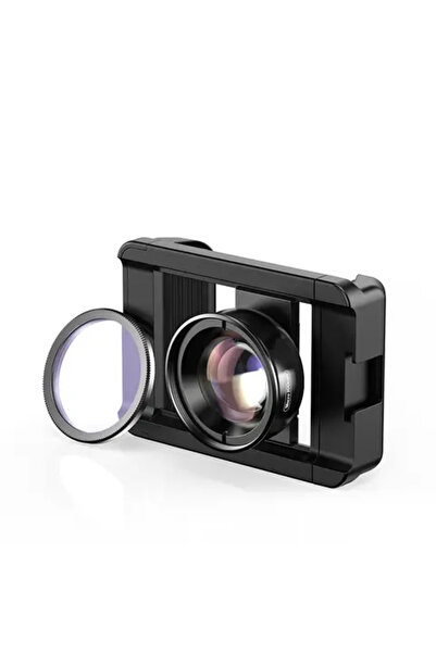 APEXEL Lentila Profesionala , Macro Hd 100 Mm, Filtru Polarizare, Sistem Prindere Iphone, Samsung