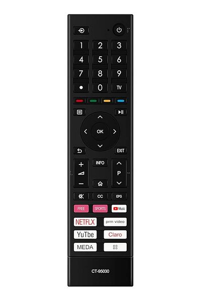 The Bros CT-95030 CT95030 Replaced Remote Control Compatible with Toshiba/Hisense Smart 4K LED LCD TV