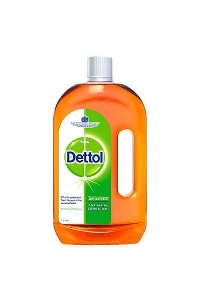 Dettol Antiseptic Disinfectant Liquid, 1 Liter YELLOW