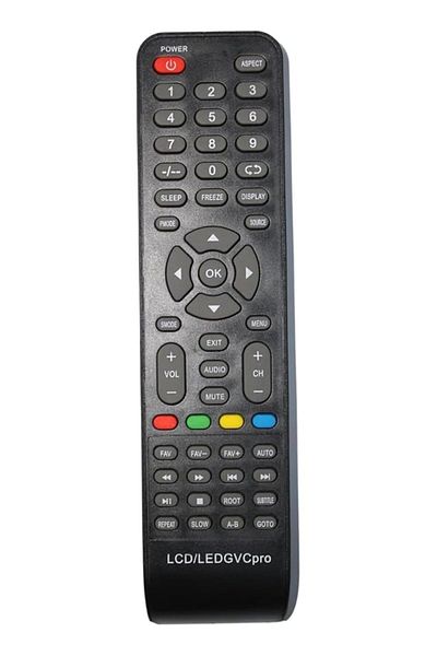 The Bros Backlit LED TV Remote Control for GVC PRO Brand, LCD Display