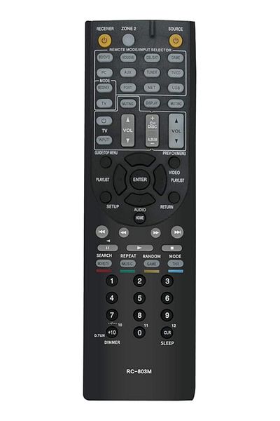 The Bros RC-803M Replaced Remote Control Fit for ONKYO HT-S8409 TX-NR609 HT-S7409 TX-NR609B AV Receiver