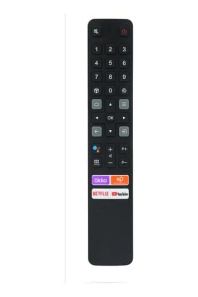 The Bros Replacement Control Compatible for TCL SMART TV with VOICE Assitant Button