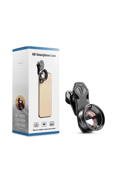 APEXEL Professional Lens Type Macro Hd Pro 100 Mm, 10x, Brand With Iphone 13,12,11,x Attachment System