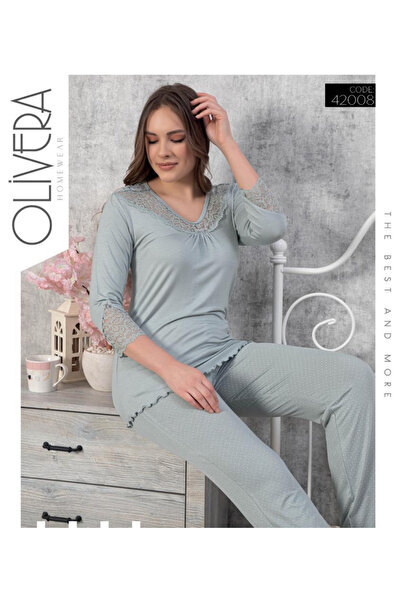 Olivera DÖKÜMLÜ PİJAMA TAKIMI