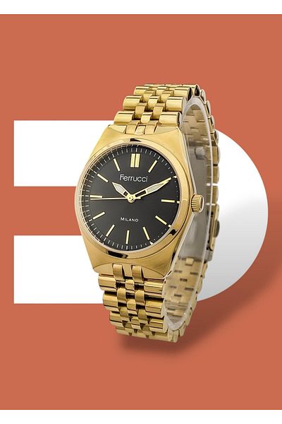Ferrucci 3 Atm Waterproof Steel Cord Women's Wristwatch