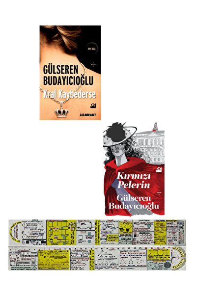 Ayrıntı Yayınları Gülseren Budayıcıoğlu 2 Kitap / Kral Kaybederse + Kırmızı P...