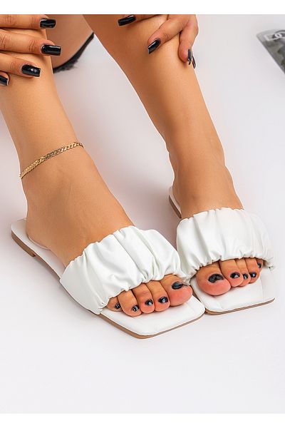 starlike Women's white slippers A053