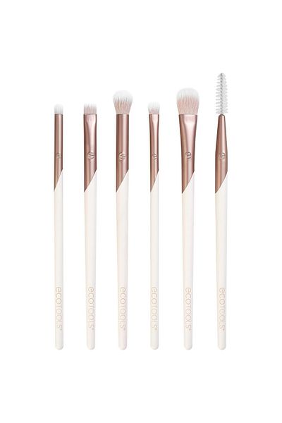 Ecotools Luxe Exquisite Eye Makeup Brush Kit, For Eyeshadow, Eyeliner, & Brow Makeup, Professional