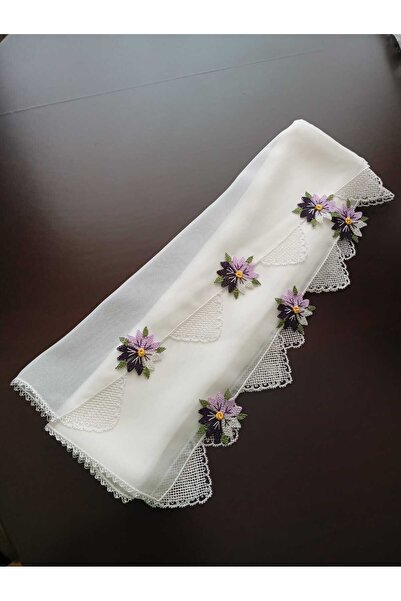 NUMİSTORE İğne oyası beyaz renk namaz örtüsü