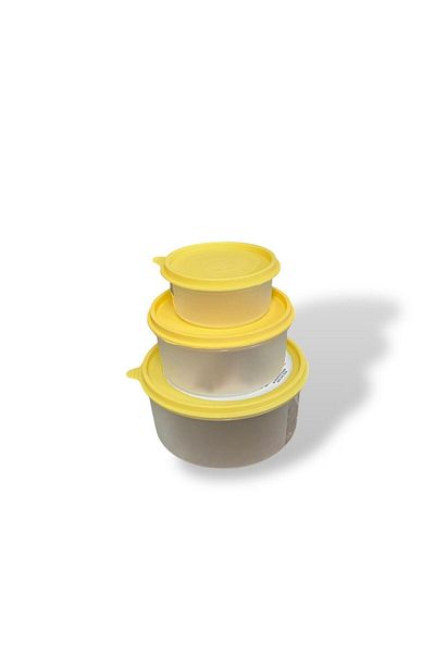 Gead Mtfkbox Set of 3 Plastic Storage Containers