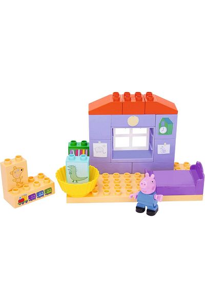 BIG Bloxx Peppa Pig Basic Sets, Beginner Set For Peppa Pig Fans, Only One Construction Set.