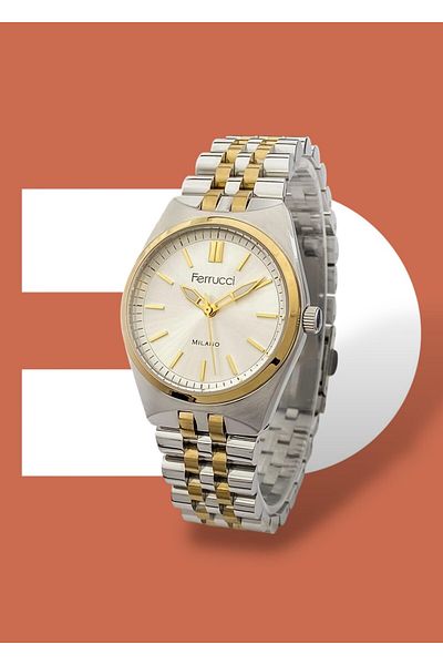 Ferrucci 3 Atm Waterproof Steel Cord Women's Wristwatch