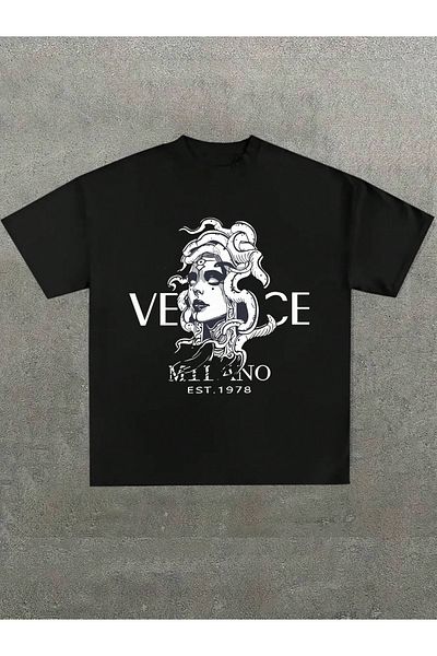 Josette ΑΝΤΙΔΕΙΓΑ Μπλουζάκι Medusa με στάμπα Oversize