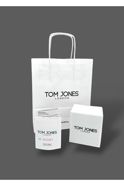 Tom Jones Original 2 Years Guarantee 3 Atm Waterproof Steel Band Men Wrist Watch