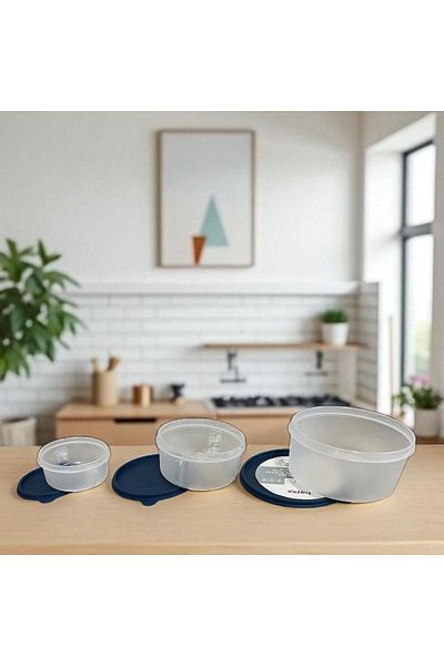 Gead Mtfkbox Set of 3 Plastic Storage Containers