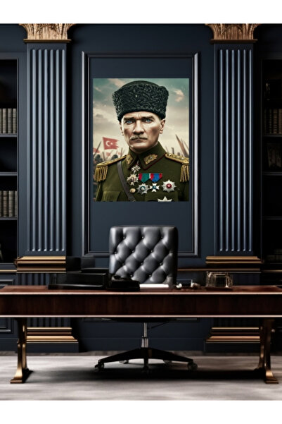 META CAM ATATÜRK TABLO CAM, OFİS,MODERN,DUVAR TABLO,ATATÜRK TABLO HEDİYELİK