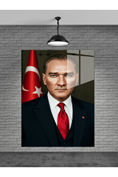 META CAM ATATÜRK TABLO CAM, OFİS,MODERN,DUVAR TABLO,ATATÜRK TABLO HEDİYELİK