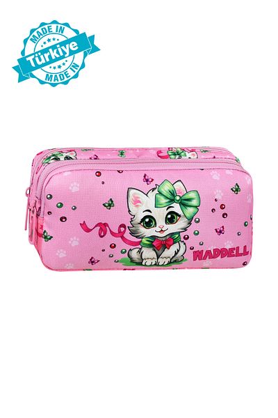 Niss Store New Mermaid Themed Two-Pocket Girl's Pencil Case