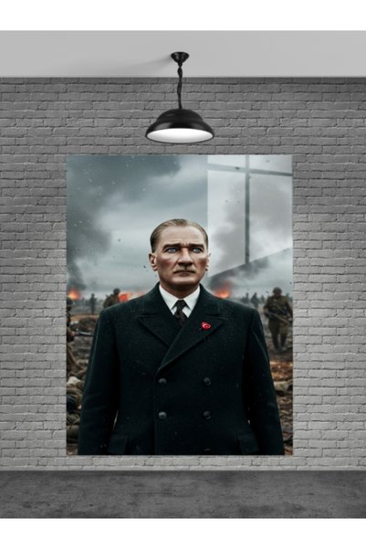 META CAM ATATÜRK TABLO CAM, OFİS,MODERN,DUVAR TABLO,ATATÜRK TABLO HEDİYELİK