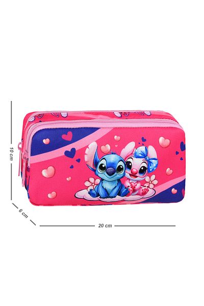 Niss Store Husă pentru creion pentru fete cu două buzunare, cu tematică sirenă