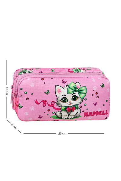 Niss Store New Mermaid Themed Two-Pocket Girl's Pencil Case