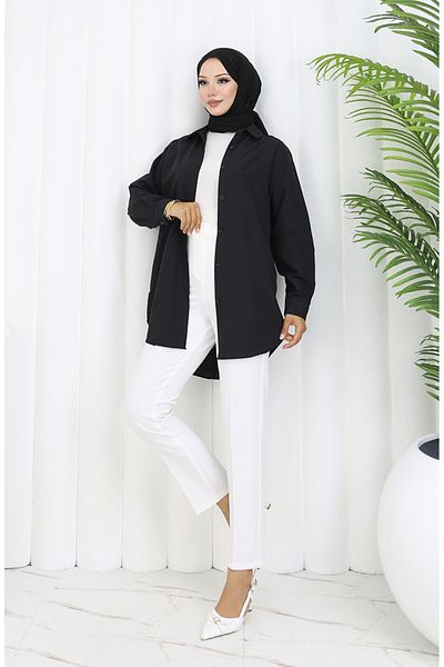 sefamerve Straight Leg Trousers 1154-05 White