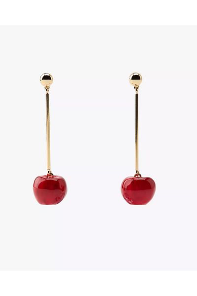 Finery by Nerrs Cherry Earrings with Gold Handle