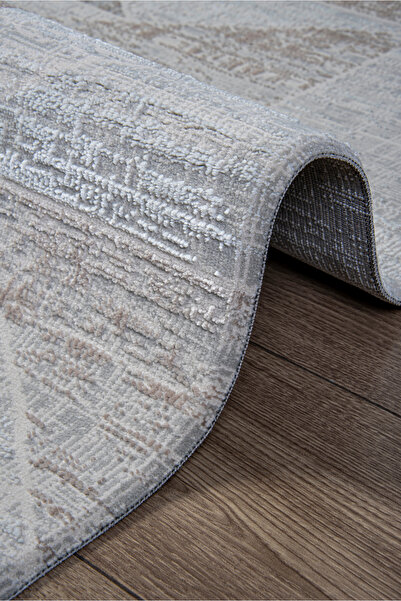 Lisi Home Bej Sisal Dokuma İskandinav Tarzı Yazlık Mevsimlik Modern Desen Kor...