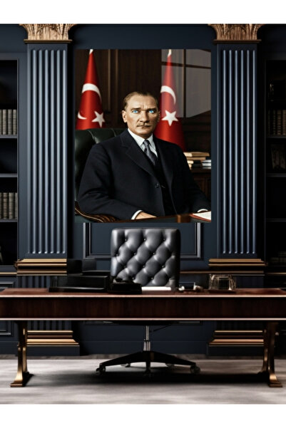 META CAM ATATÜRK TABLO CAM, OFİS,MODERN,DUVAR TABLO,ATATÜRK TABLO HEDİYELİK