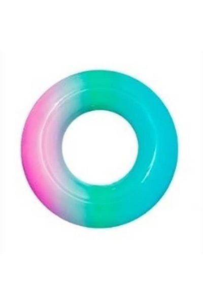 BESTWAY Children's Swimming Ring Bestway - Rainbow, Blue/Pink, 91 cm